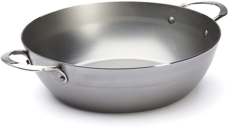 De Buyer Hapjespan / Sauteuse avec 2 poignées - Mineral B Pro - ø 28 cm / 4 litres - sans revêtement antiadhésif