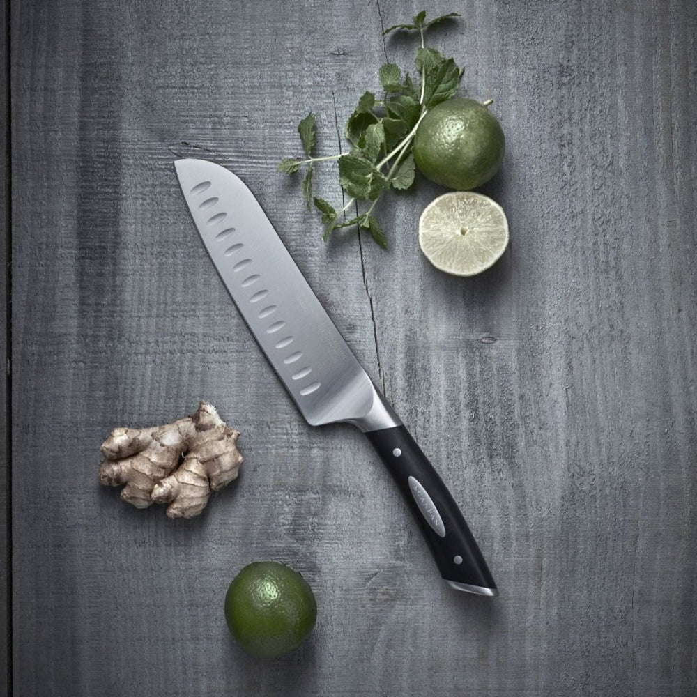 Ensemble de couteaux SCANPAN 2 pièces - Couteau Santoku 12,5 cm & Couteau Santoku 18 cm