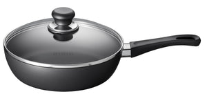 Sauteuse avec couvercle SCANPAN Classic Induction ø 24 cm / 2 litres - convient à toutes les sources de chaleur - revêtement antiadhésif standard