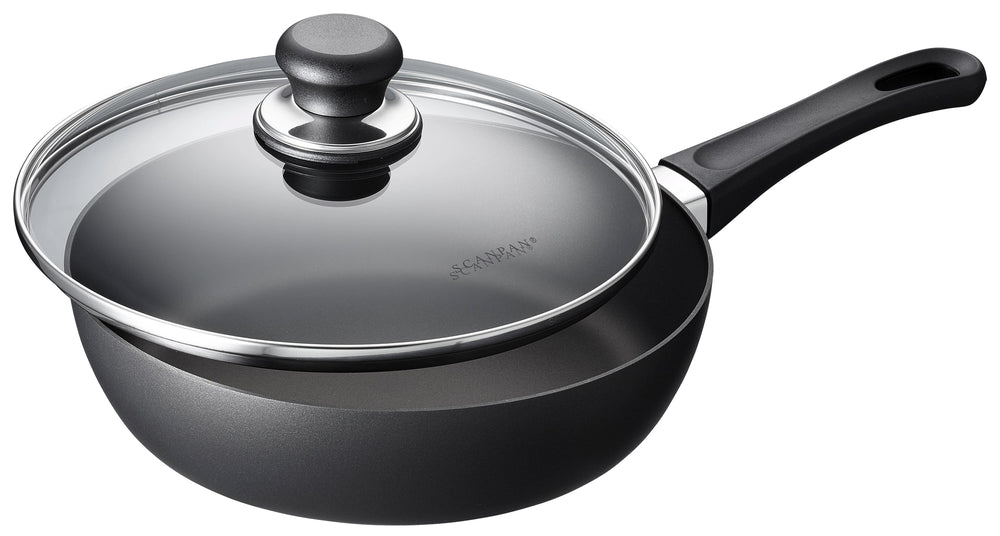 Sauteuse avec couvercle SCANPAN Classic Induction ø 24 cm / 2 litres - convient à toutes les sources de chaleur - revêtement antiadhésif standard