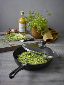 Sauteuse avec couvercle SCANPAN Classic Induction ø 28 cm / 3 litres - compatible avec toutes les sources de chaleur - revêtement antiadhésif standard
