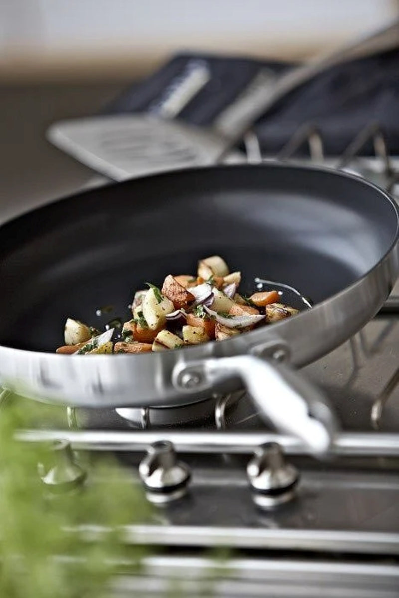 SCANPAN CTX batterie de cuisine ø 24 & 28 cm - compatible avec toutes les sources de chaleur - revêtement antiadhésif standard