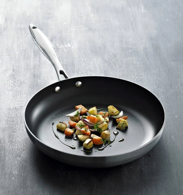 SCANPAN CTX batterie de cuisine ø 24 & 28 cm - compatible avec toutes les sources de chaleur - revêtement antiadhésif standard