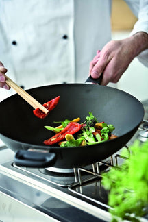 Wok SCANPAN Classic Induction ø 32 cm - adapté à toutes les sources de chaleur - revêtement antiadhésif standard