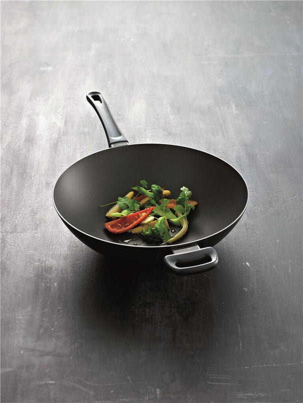 SCANPAN Wok Classic Induction ø 32 cm - Édition anniversaire - compatible avec toutes les sources de chaleur - revêtement antiadhésif standard
