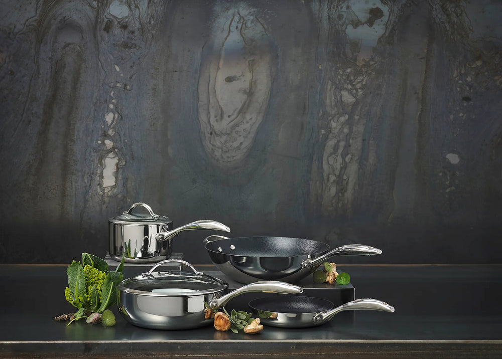 Wok SCANPAN HaptIQ ø 32 cm - adapté à toutes les sources de chaleur - revêtement antiadhésif standard
