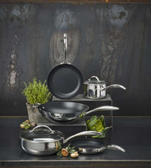 Wok SCANPAN HaptIQ ø 32 cm - adapté à toutes les sources de chaleur - revêtement antiadhésif standard