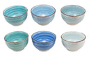 Ensemble de bols Cookinglife - Bols a soupe - Delice Blue - ø 14 cm - 6 pièces
