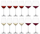 Set de verres à vin Schott Zwiesel Fortissimo 12 pièces - verres à vin blanc, verres à vin rouge & verres à bourgogne