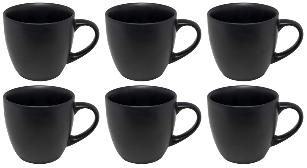 Set de tasses à café Studio Tavola - Expresso - Black Tie - 200 ml - 6 pièces