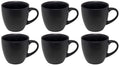 Set de tasses à café Studio Tavola - Expresso - Black Tie - 200 ml - 6 pièces