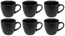 Set de tasses à café Studio Tavola - Expresso - Black Tie - 200 ml - 6 pièces