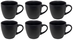 Set de tasses à café Studio Tavola - Expresso - Black Tie - 200 ml - 6 pièces