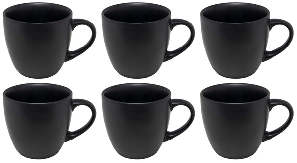 Set de tasses à café Studio Tavola - Expresso - Black Tie - 200 ml - 6 pièces