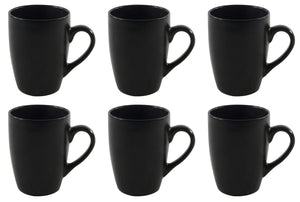 Ensemble de tasses Studio Tavola - Tasses a café - Black Tie - 350 ml - 6 pièces