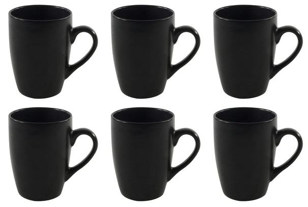 Ensemble de tasses Studio Tavola - Tasses a café - Black Tie - 350 ml - 6 pièces