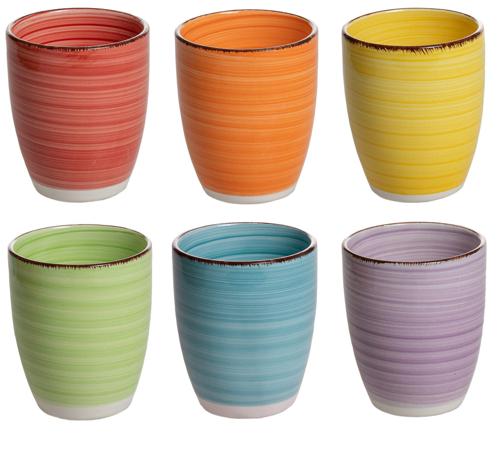 Set de tasses Studio Tavola - en céramique - Sunny Summer - 350 ml - 6 pièces