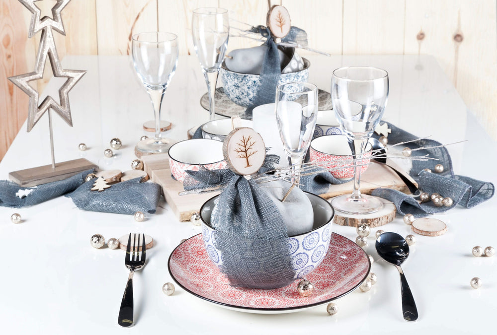 Set d'assiettes de dîner Cosy & Trendy - en gres - Delirio - Ø 24 cm - 6 pièces