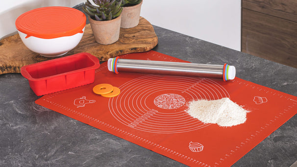 Ensemble de couvercles Sareva - en silicone - Fresh - Ø6-18 cm - 6 pièces