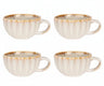 Set de tasses à café Cosy&Trendy - Avec anse - Astera Pearl - 450 ml - 4 pièces