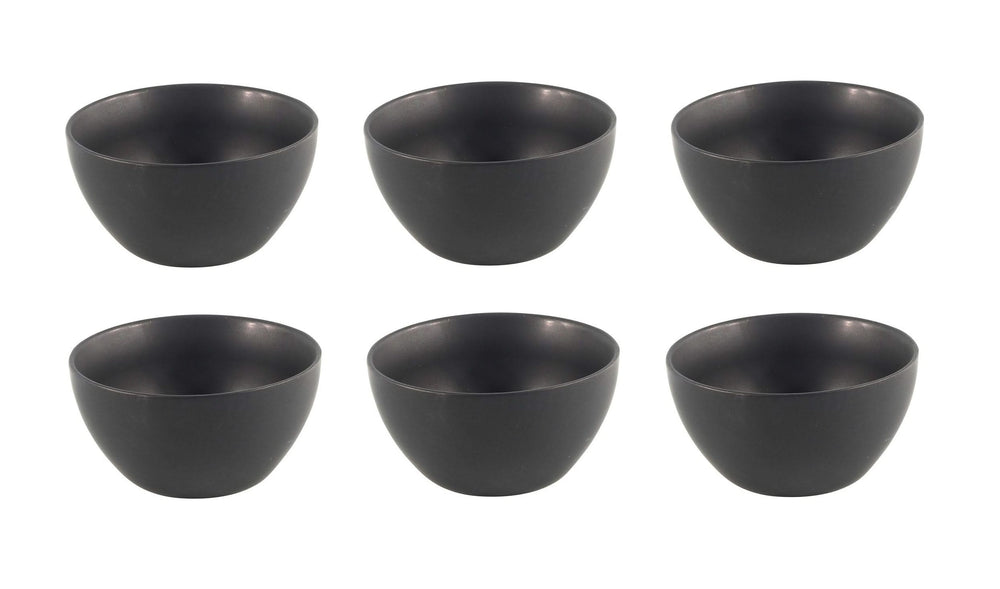 Ensemble de bols Studio Tavola - Bols à soupe - Black Tie - Ø 14 cm - 6 pièces