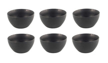Ensemble de bols Studio Tavola - Bols à soupe - Black Tie - Ø 14 cm - 6 pièces