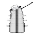 Ensemble de casseroles Sola - en inox - Juvia - Ø16/18/20 cm + Ø16 cm - 4 pièces