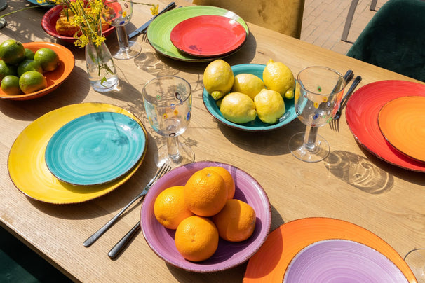 Set d'assiettes creuses Studio Tavola - Sunny Summer - Ø 21 cm - 6 pièces