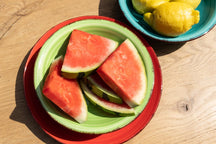 Service de vaisselle Studio Tavola Sunny Summer - 18 pièces / 6 personnes - 6 assiettes à déjeuner, 6 assiettes creuses et 6 assiettes plates
