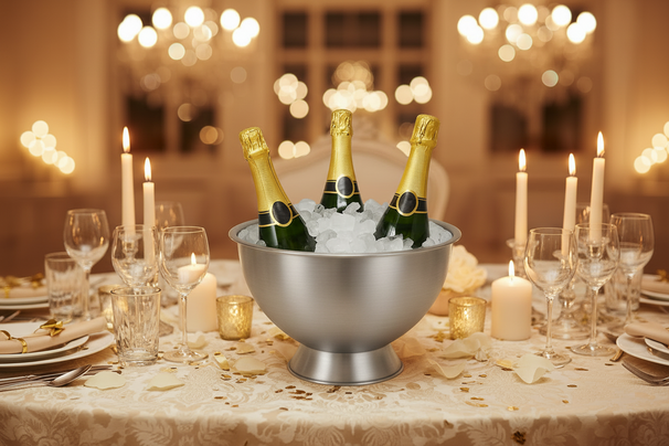 Seau à champagne Cookinglife - Bol à champagne - Brossé - ø 30 cm