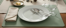 Ensemble de sets de table Cosy & Trendy - Aspect cuir - 43 x 30 cm - 6 pièces