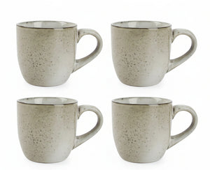 Set de tasses à café Salt & Pepper - Expresso - Artisan - 220 ml - 4 pièces