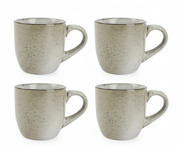 Set de tasses à café Salt & Pepper - Expresso - Artisan - 220 ml - 4 pièces