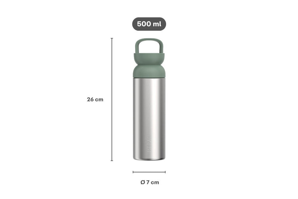Mug Isotherme avec filtre à thé Mepal Ellipse Nordic Black - 500 ml