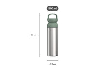 Mug Isotherme avec filtre à thé Mepal Ellipse Nordic Black - 500 ml