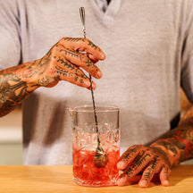 Cuillère de bar Vacu Vin Inox - Cuillère à cocktail - 33 cm 