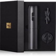 Ensemble d'ouvre-bouteille électrique Vacu Vin - Tire-bouchon - Noir - 2 pièces