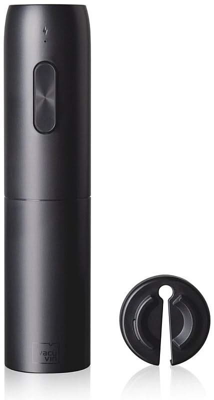 Ensemble d'ouvre-bouteille électrique Vacu Vin - Tire-bouchon - Noir - 2 pièces