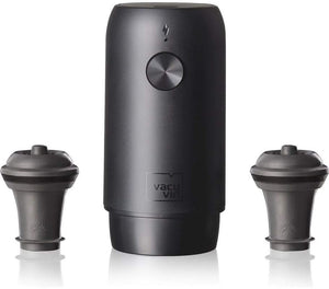Ensemble de pompe à vide Vacu Vin - électrique - Sauve-vin - 198 mm - 3 pièces