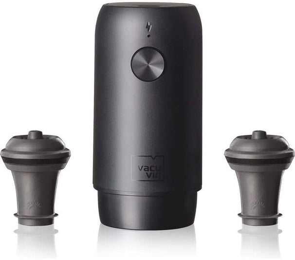 Ensemble de pompe à vide Vacu Vin - électrique - Sauve-vin - 198 mm - 3 pièces
