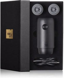 Ensemble de pompe à vide Vacu Vin - électrique - Sauve-vin - 198 mm - 3 pièces