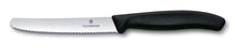 Couteaux à tomates Victorinox Swiss Classic Crantés Noir - 11 cm - 2 pièces
