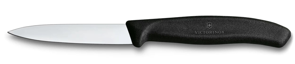 Couteau d'Office Victorinox Swiss Classic Noir - 8 cm - 2 pièces