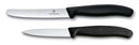 Ensemble de couteaux d'office Victorinox Swiss Classic Noir 2 pièces - Couteau à tomates & couteau éplucheur
