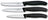 Ensemble de couteaux d'office Victorinox Swiss Classic Noir 3 pièces - Couteau à tomates, Couteau d'office & Couteau éplucheur