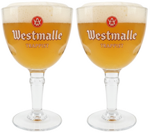 Ensemble de verres à bière Westmalle - Trappist - Westmalle - 330 ml - 2 pièces