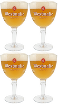 Ensemble de verres à bière Westmalle - Trappist - Westmalle - 330 ml - 4 pièces
