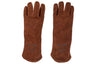 Set de Gants de Barbecue & Four White Fire en Cuir - Marron - 2 pièces