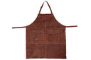 Tablier de Barbecue White Fire en Cuir - Marron - Réglable