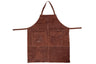 Tablier de Barbecue White Fire en Cuir - Marron - Réglable